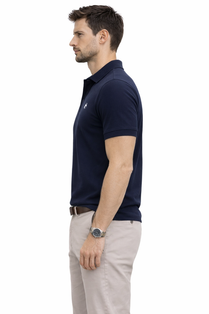 Polo regular azul oscuro - Houndmere