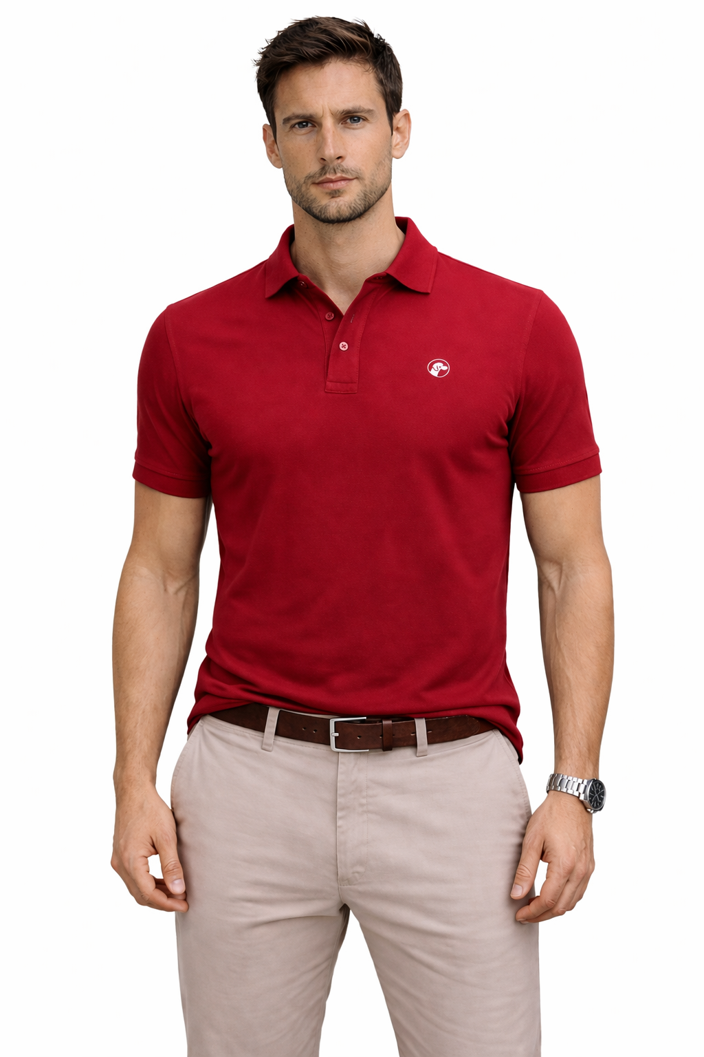 Polo regular rojo - Houndmere