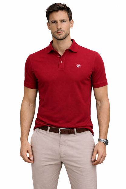Polo regular rojo - Houndmere